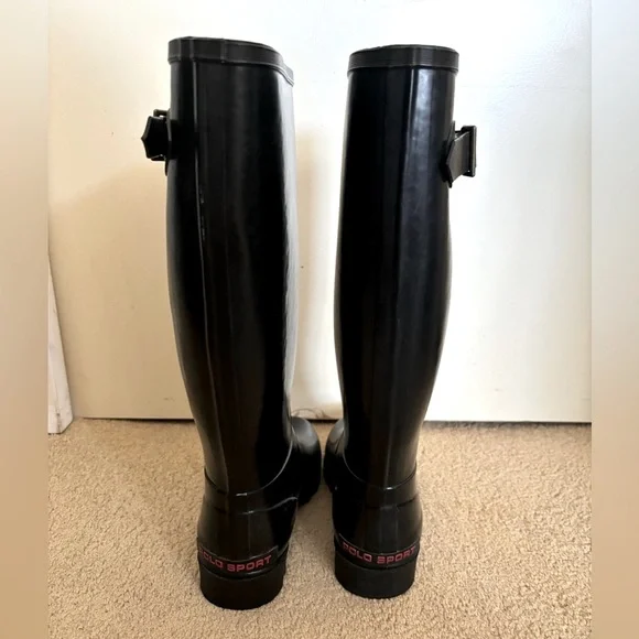 Vintage Ralph Lauren Polo Sport Rubber Rain Boots - Picture 5 of 6